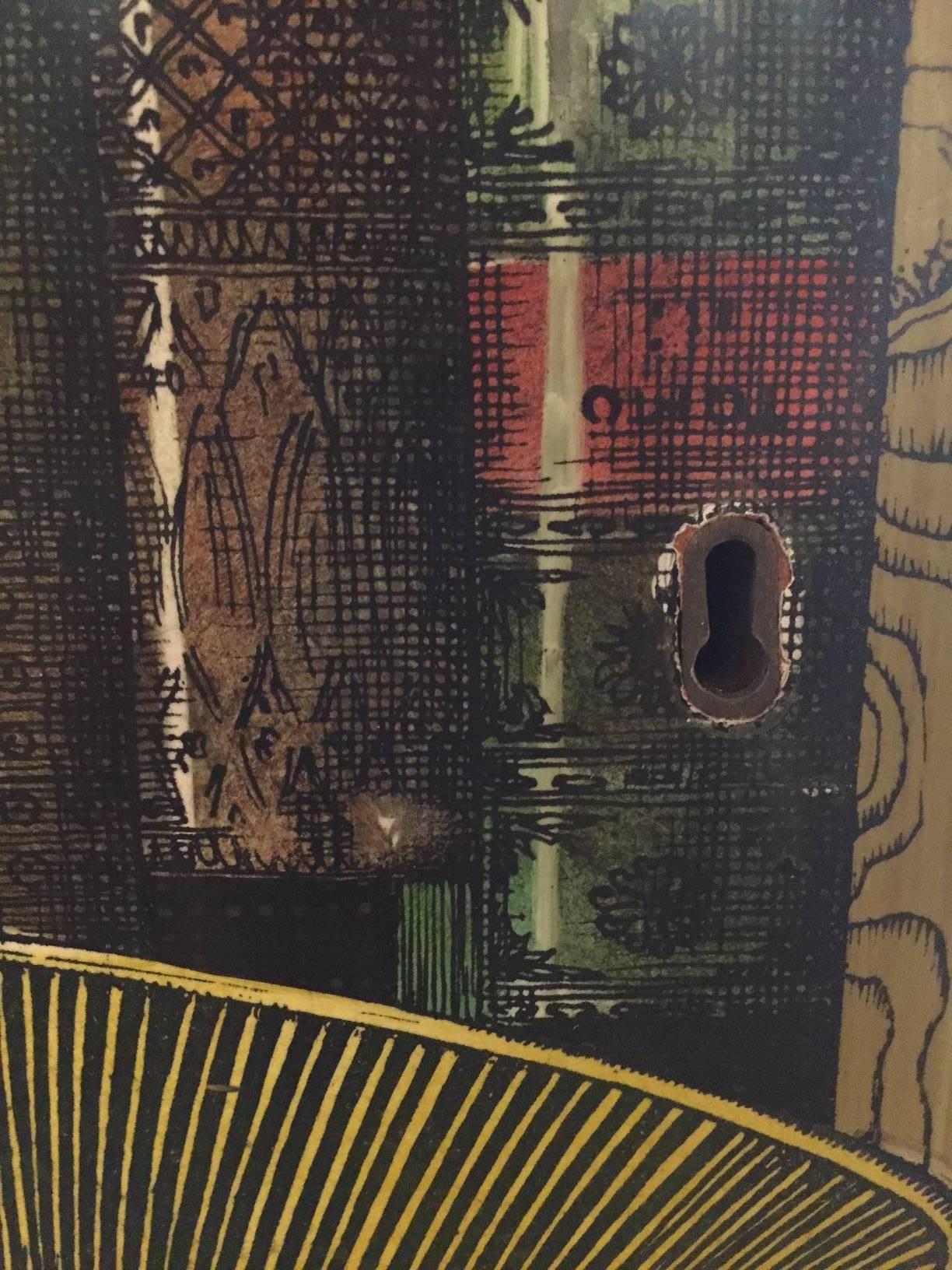 Piero Fornasetti, Pair of Doors of a Cupboard Made for a Private Custode, 1950 2