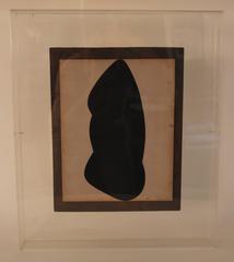 Victor Vasarely, Dolmen 1947-1950 Collage on Cardboard on Wood