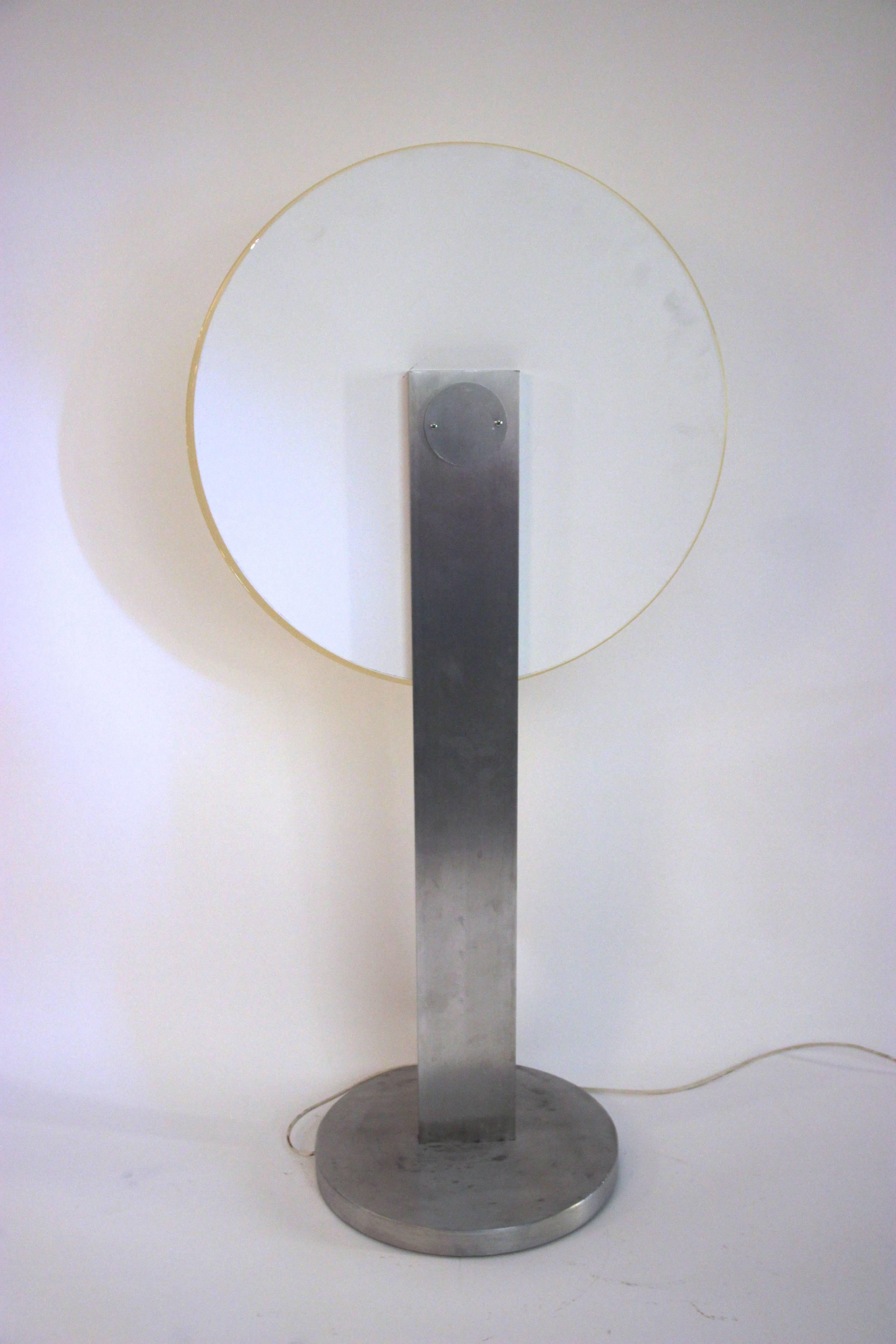 Pierre Cardin, Floor Lamp, Glass, Lacquered Metal and Steel, circa 1970, France 3