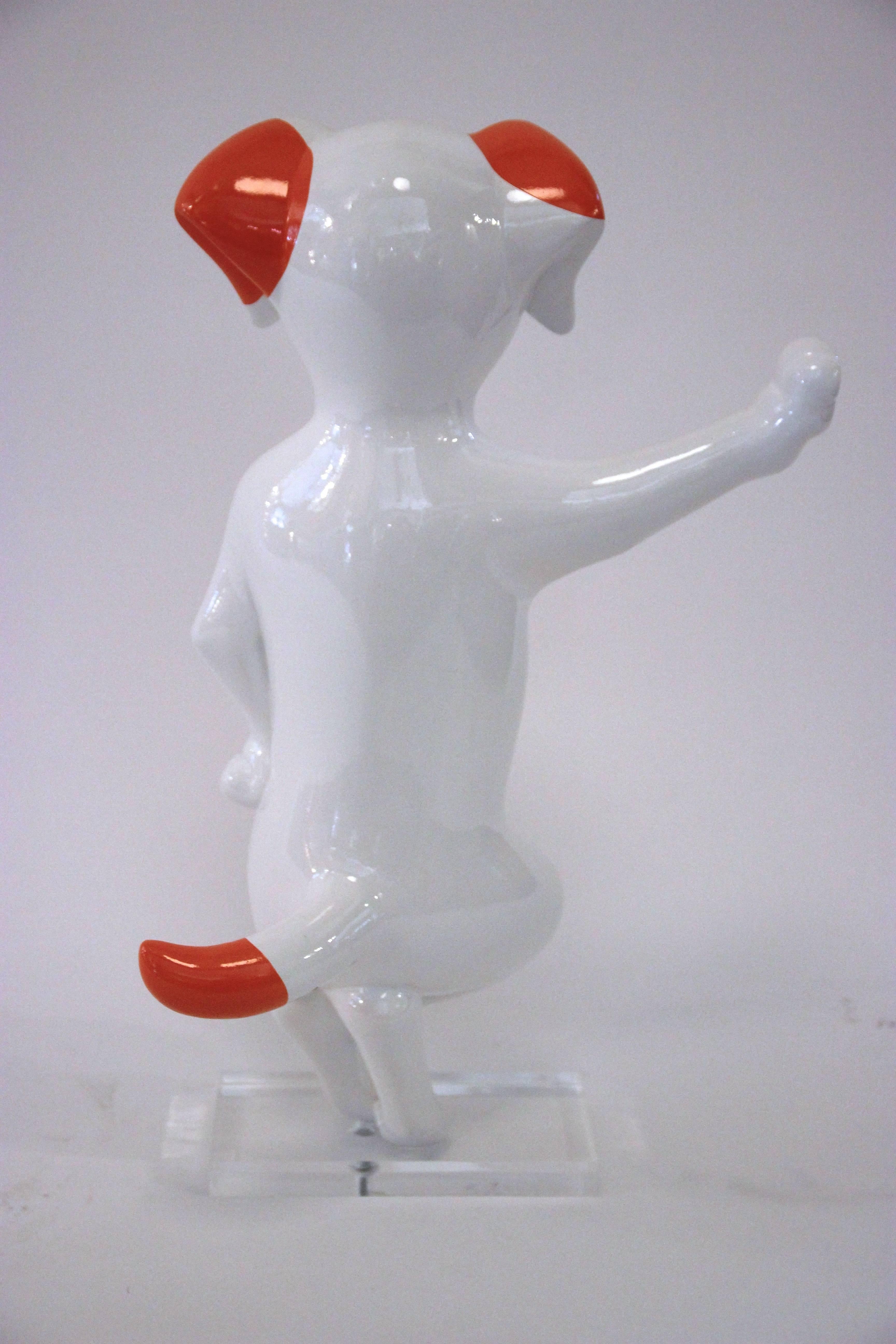 Stéphane Bolongaro, Sculpture Chien 