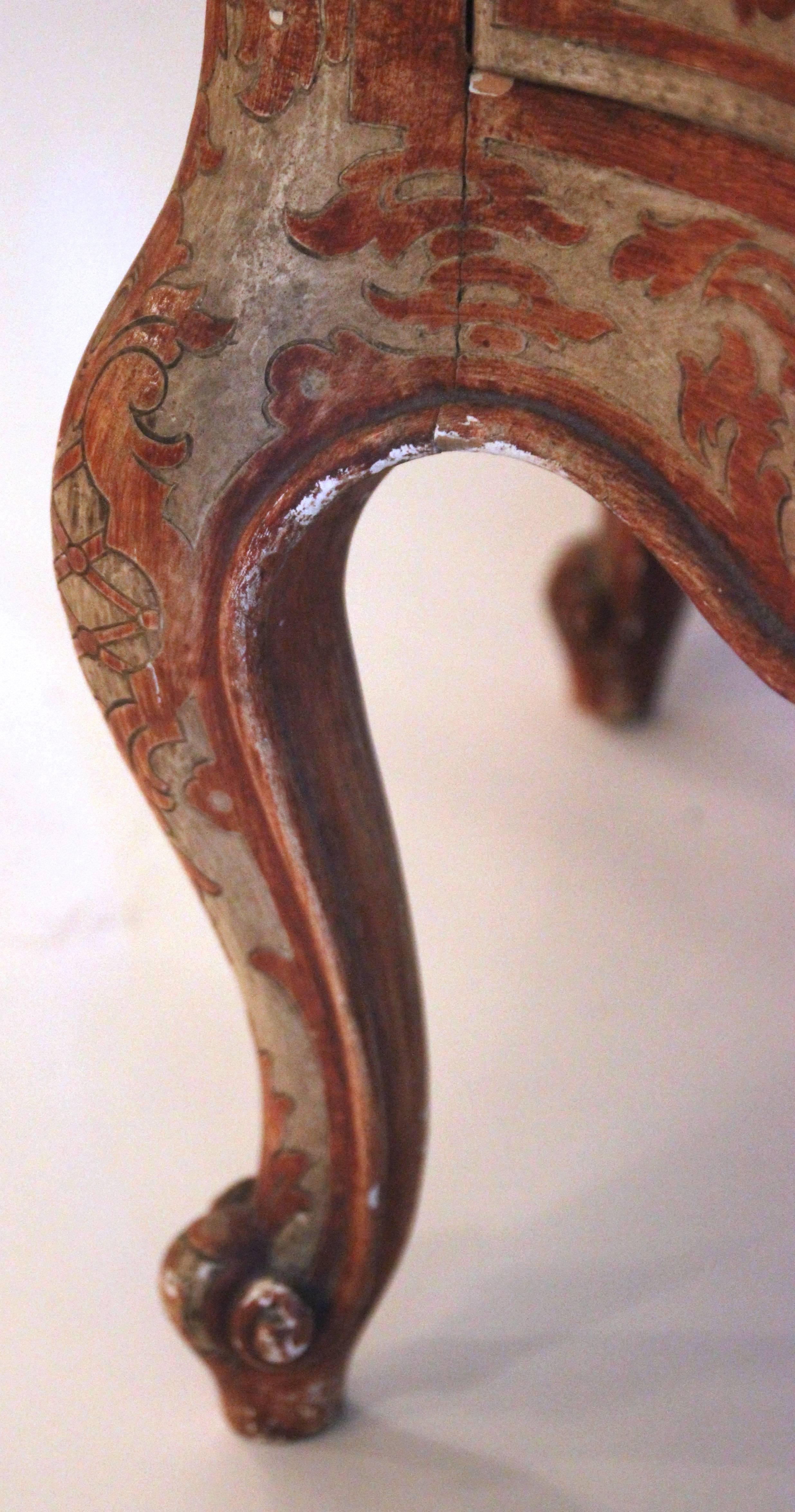 Buffet à deux tiroirs, Wood Wood peint, Italie, vers 1960 en vente 2