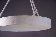 Chandelier in the Style of Jean Michel Frank, Plaster, France, circa 1970