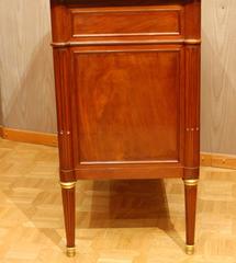 Louis XVI Mahogany Rectangular Commode by Joseph Schmitz
