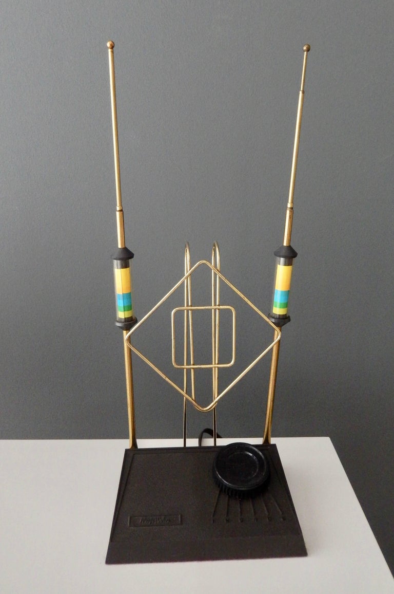 MidCentury Modern "Rabbit Ears" TV Antenna/Space Age For Sale at
