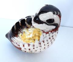 Pair of Glazed Ceramic Birds by Thelma Frazier Winter