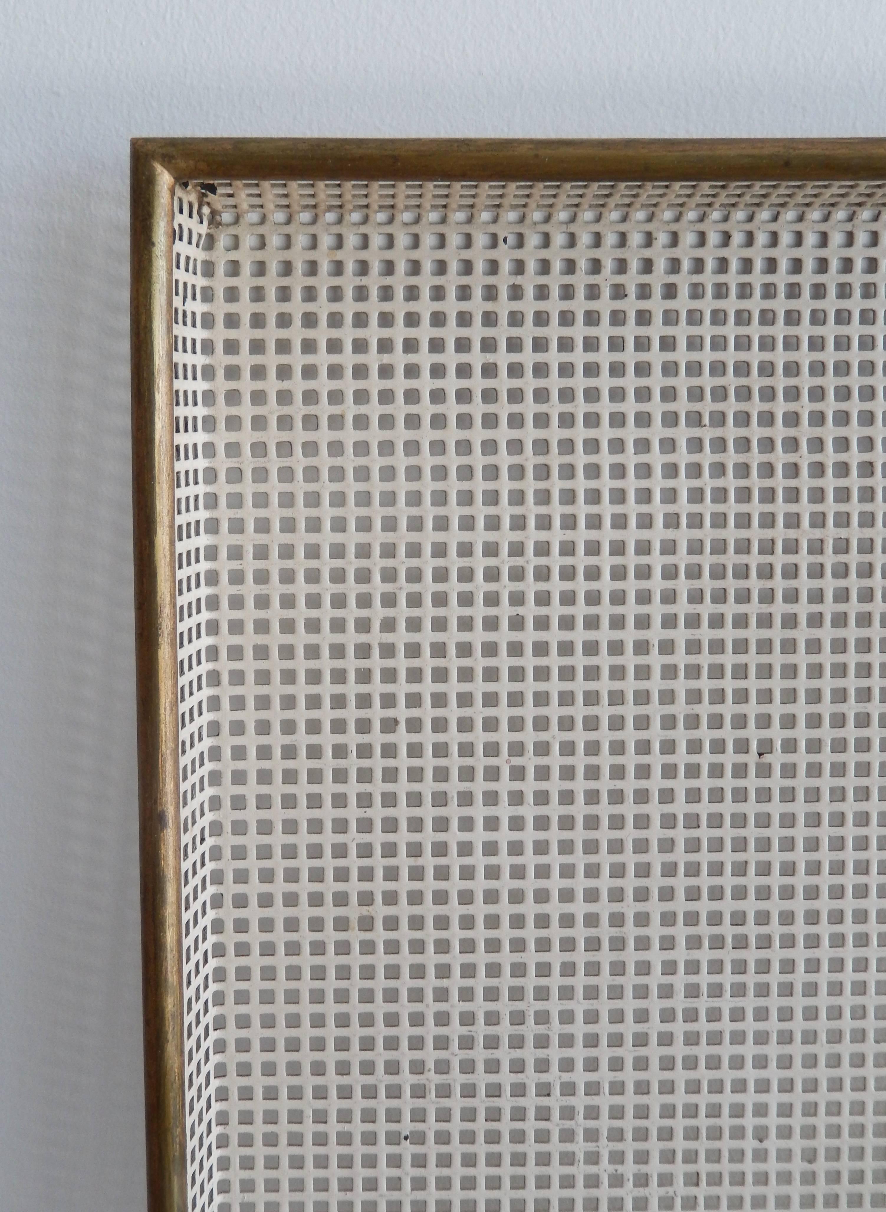 Mid-20th Century Rare Mid-Century Perforated Metal Tray by Mathieu Matégot