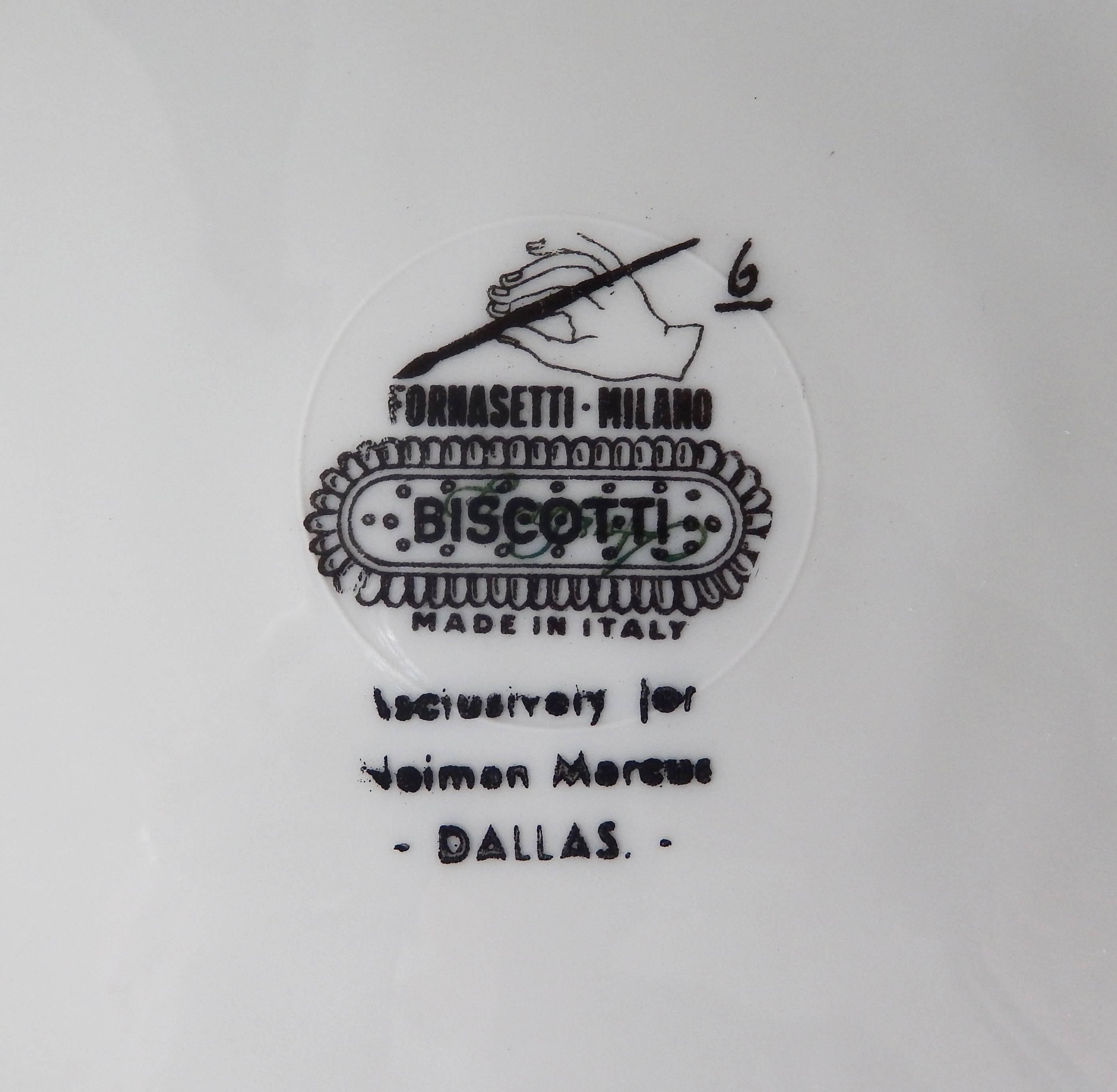 Porcelain Mid-Century Fornasetti 
