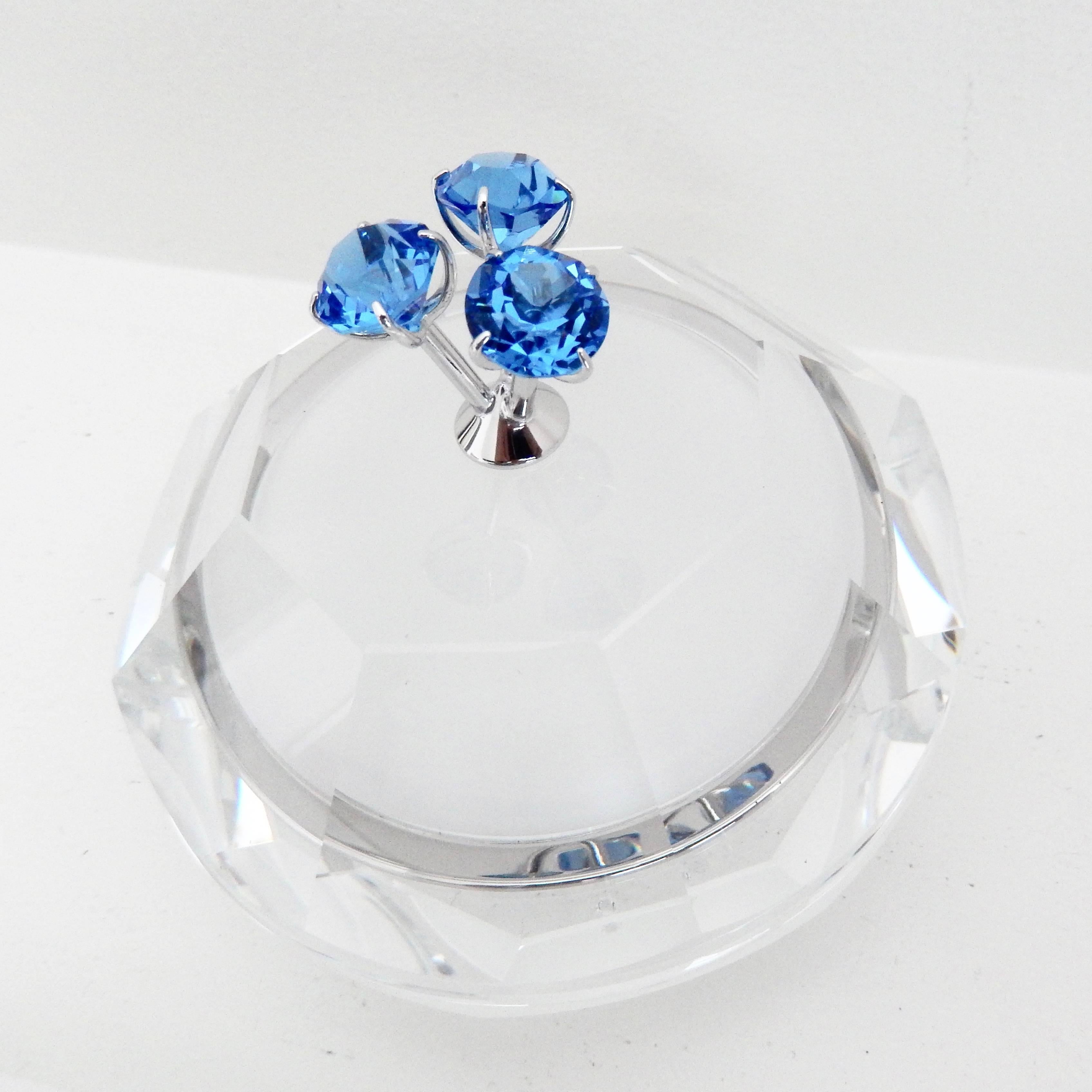 Modern 1990s Andree Putman for Swarovski Crystal Covered Box For Sale