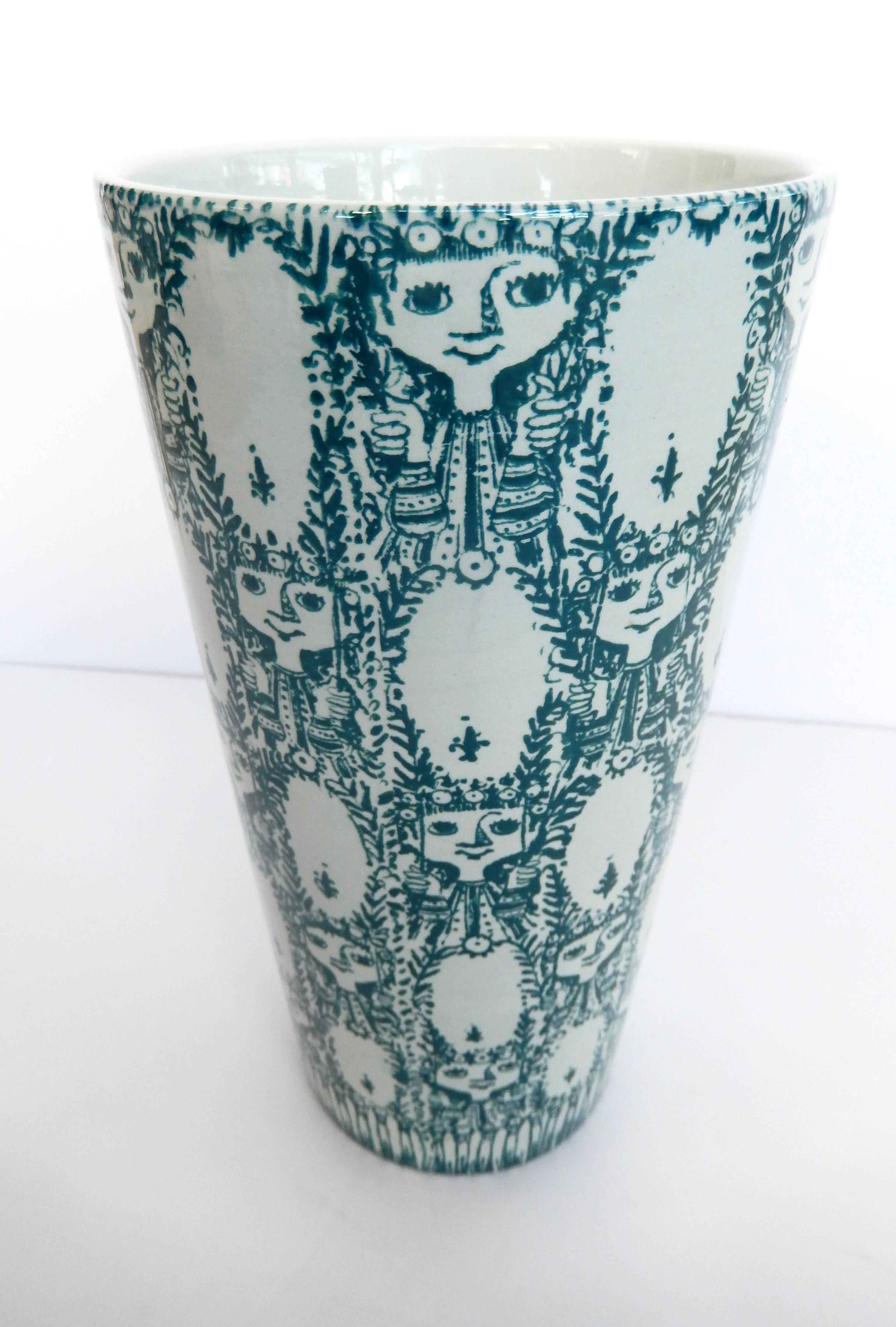 Danish Vase by Bjorn Wiinblad For Sale