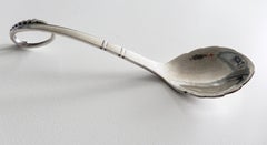 Georg Jensen Art Deco Sterling Silver Sugar Spoon