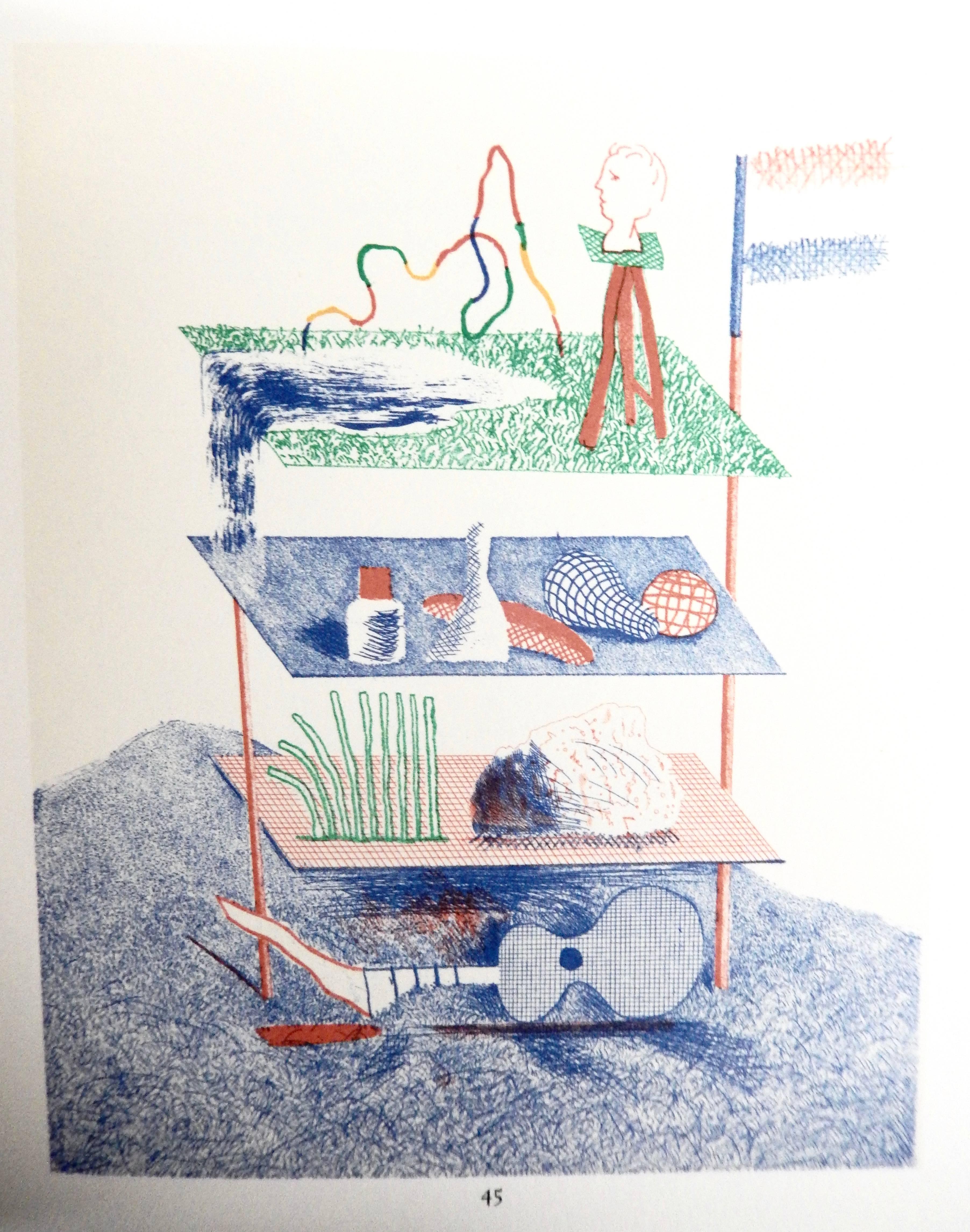 Paper David Hockney Book, The Blue Guitar, 1977