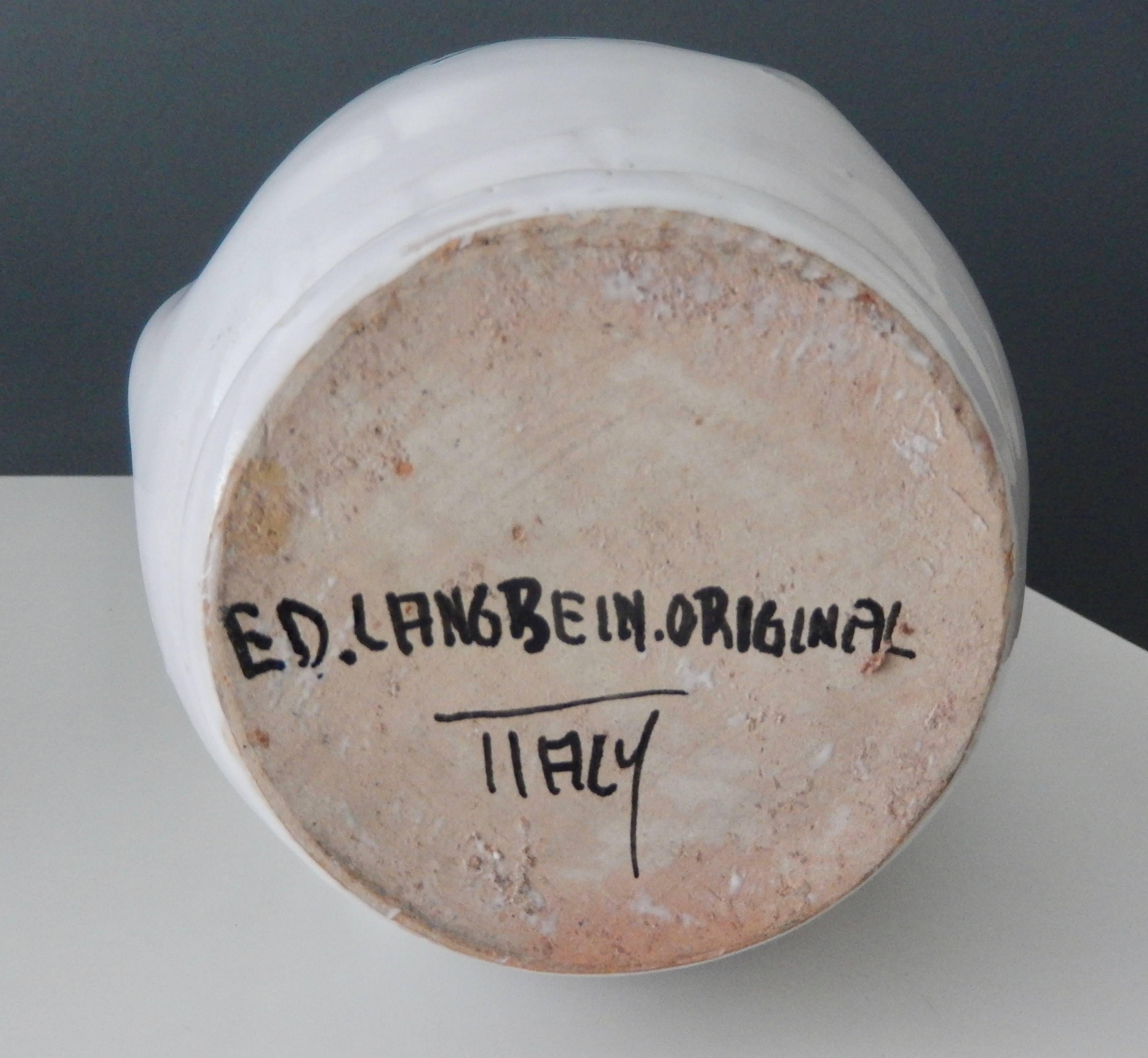 Modern Ed Langbein Ceramic 