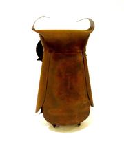 1970s Brutalist Metal Owl Sculpture in the Style of Curtis Jere