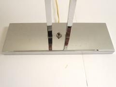 1970s American Modern Architectural Minimalist Desk Table Lamp