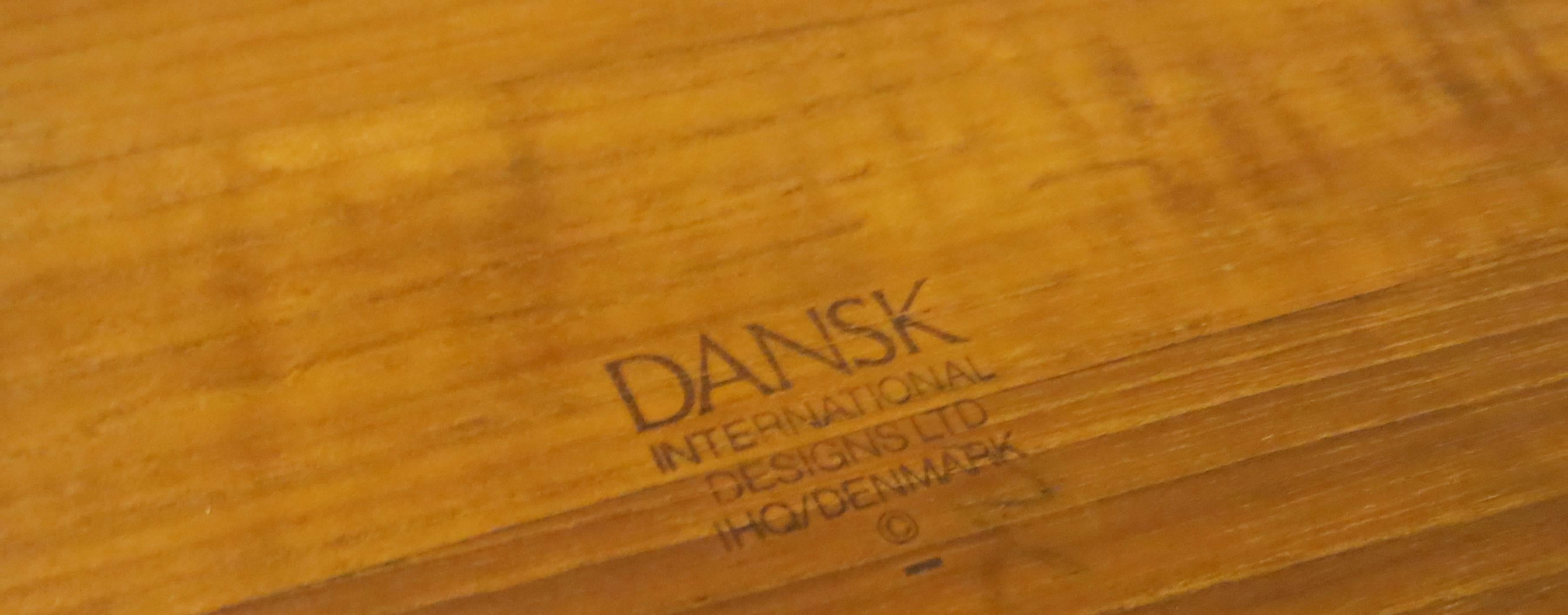 Scandinavian Modern Danish Modern Solid Teak Dansk Early Production Salad Bowl by Quistgaard