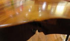Free-Form Organic Small Coffee or Cocktail Table Koa Wood Top and Hairpin Legs