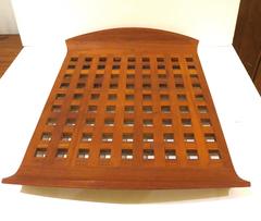 1950s Solid Teak Danish Modern Rare Large Tray Designed by Quistgaard for Dansk