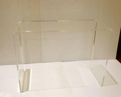 Charles Hollis Jones Style Lucite Waterfall Console Table