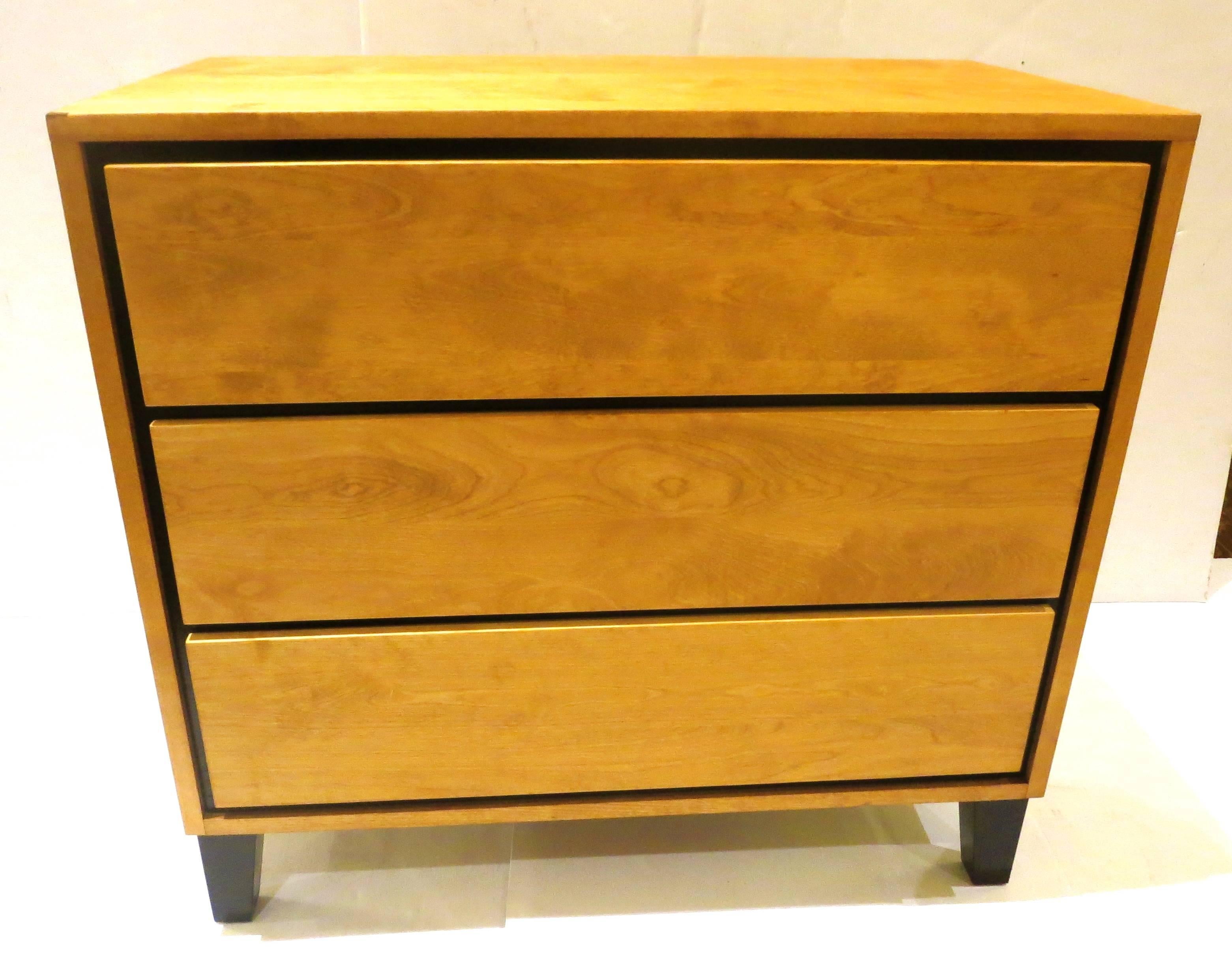 Mid-Century Modern 1950s American Modern Triple-Drawer Dresser by Russel Wright for Conant Ball