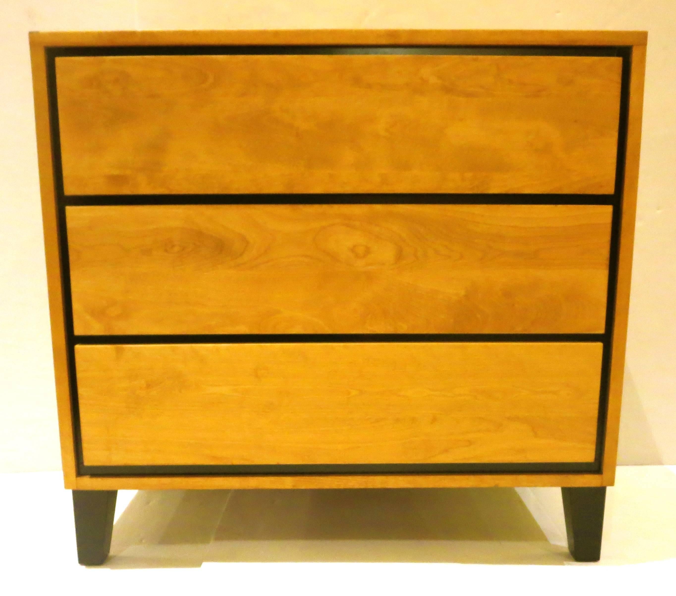 20th Century 1950s American Modern Triple-Drawer Dresser by Russel Wright for Conant Ball