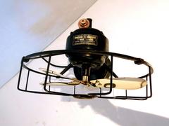 Antique American Mid-Century Original Westinghouse Fan with Brass Blades