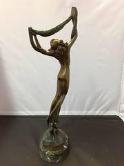 Wonderful Art Deco Bronze Statue D.H. Demetre Chiparus