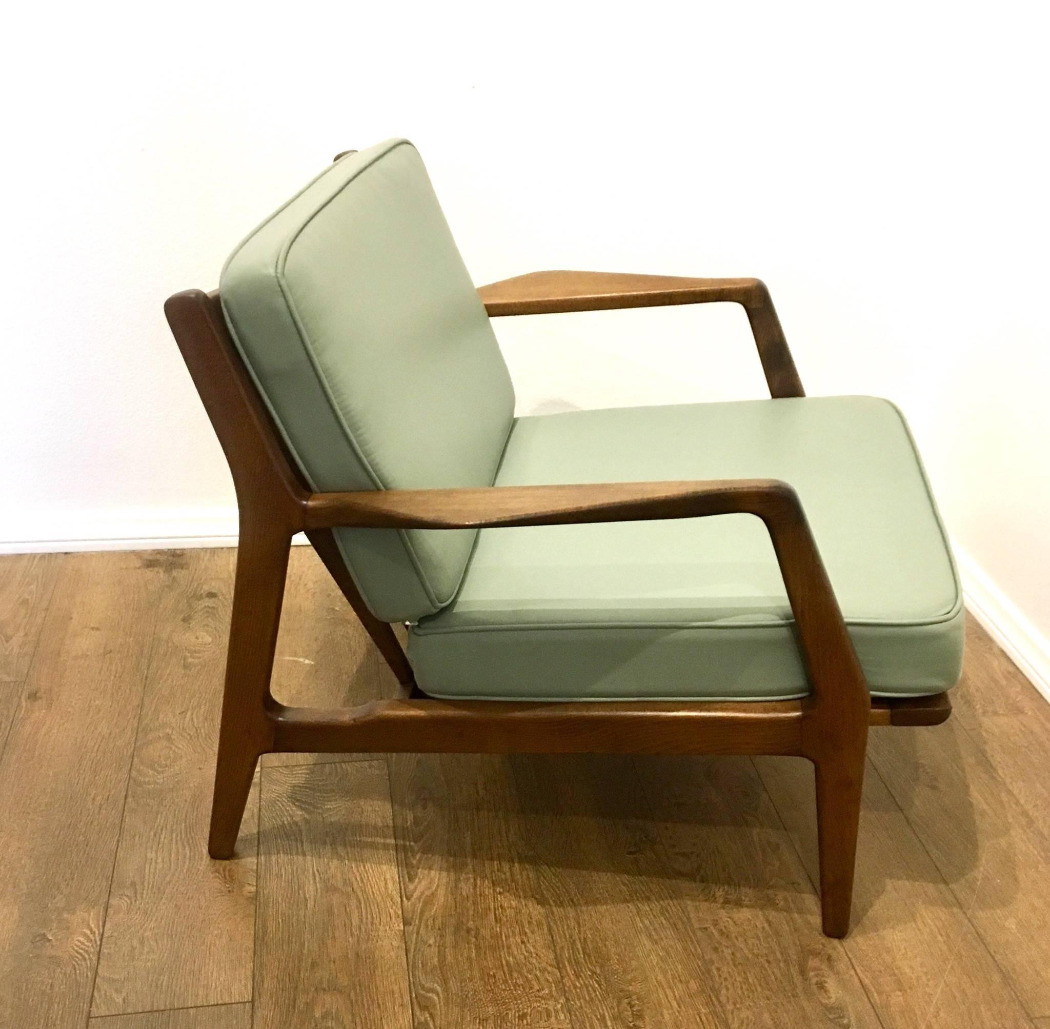 20th Century Danish Modern Solid Lounge Armchair by Kofod Larsen