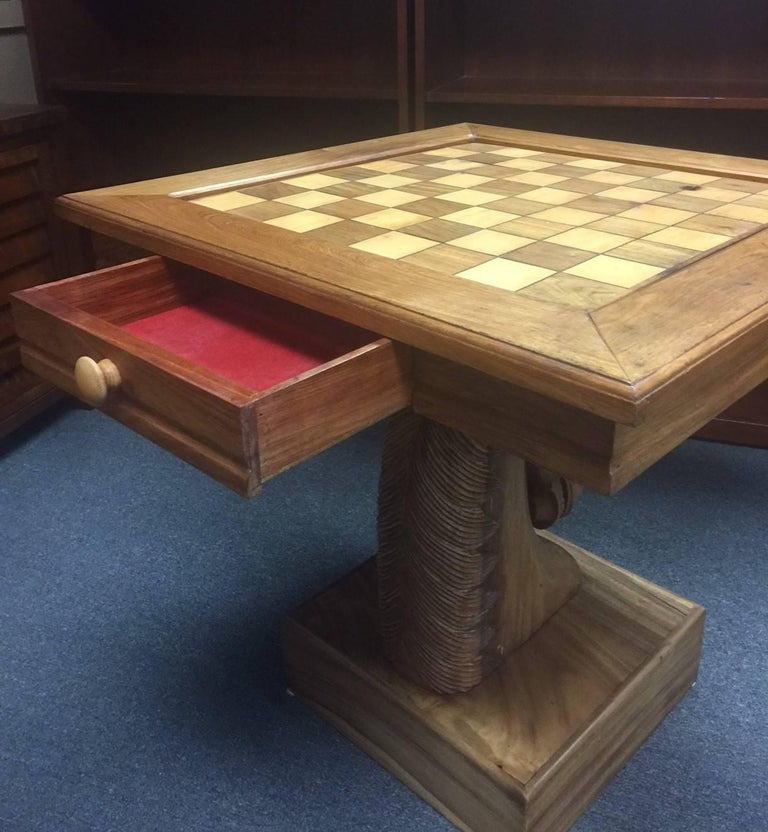 Unique Horse Head Game Table and Seats in the Style of Billy Haines at 1stdibs