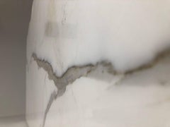 Rare Memphis Era Marble Top Entry Table by Cameron Aston Signed, 1986