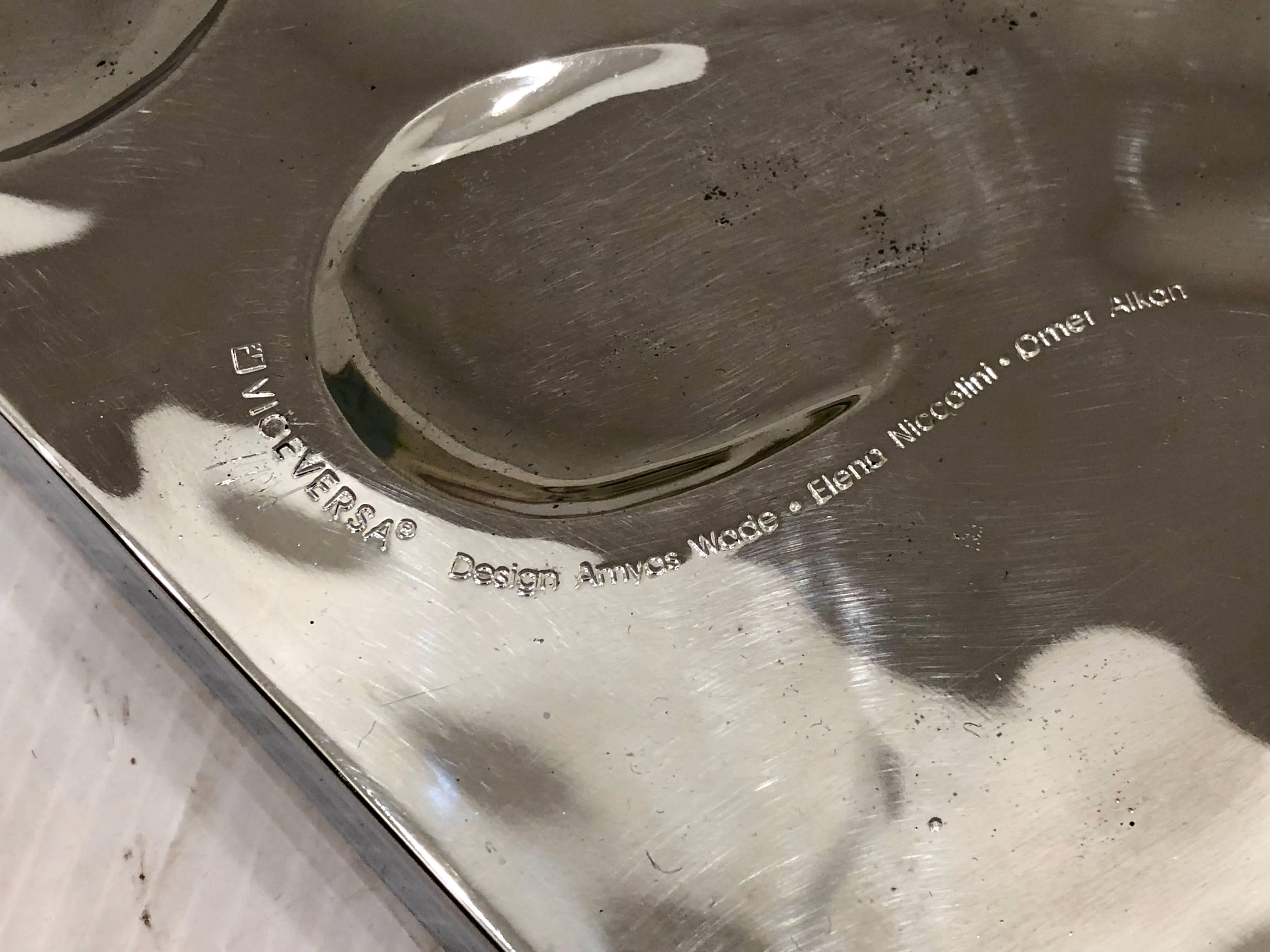 Post-Modern Postmodern Chrome Finish Rare Weight Scale with Molded Footprint