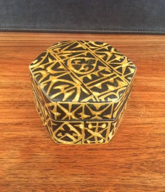 Midcentury Ceramic Lidded Box or Humidor by Nils Thorsson for Royal Copenhagen