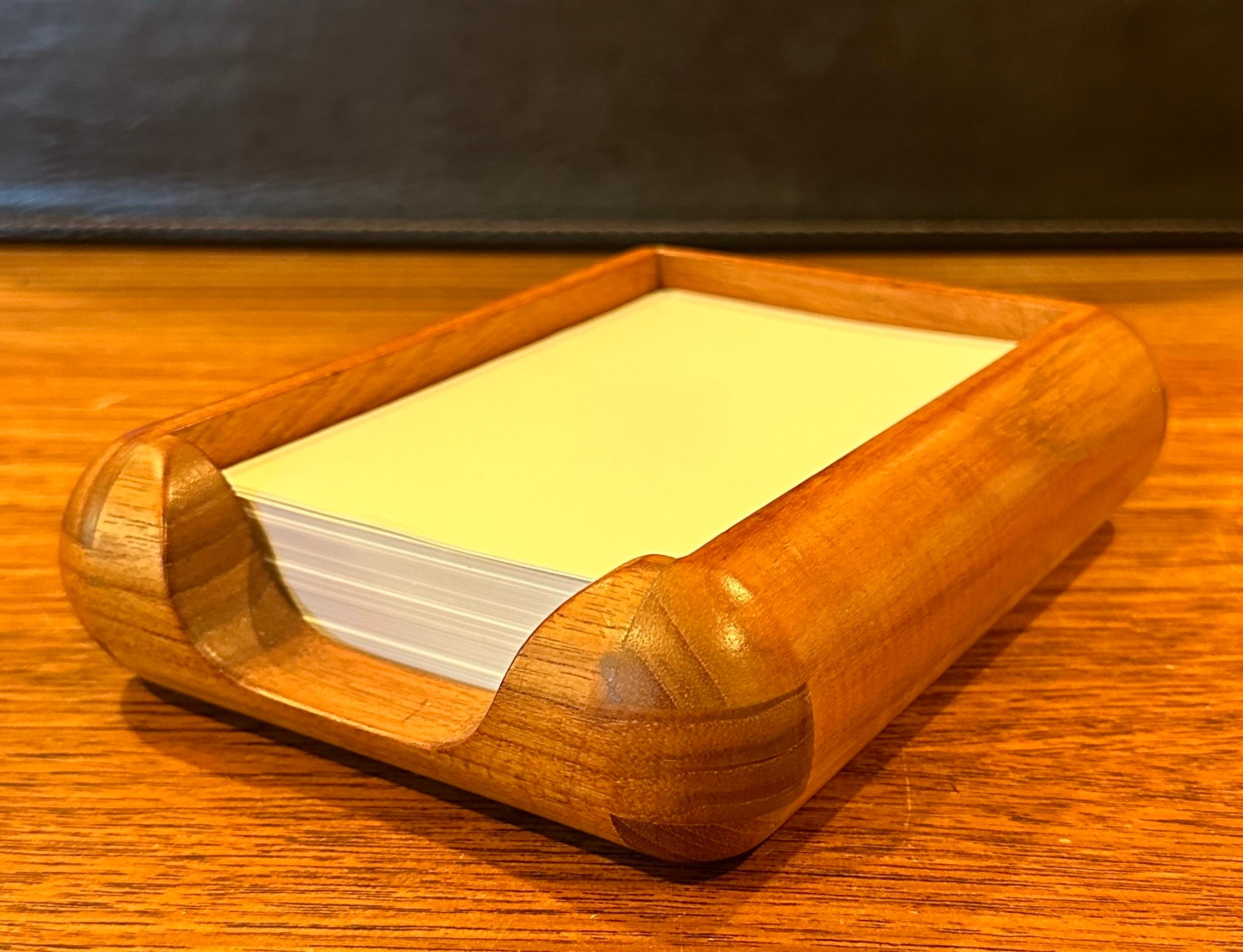 Set di scrivanie moderne danesi in teak in vendita 7