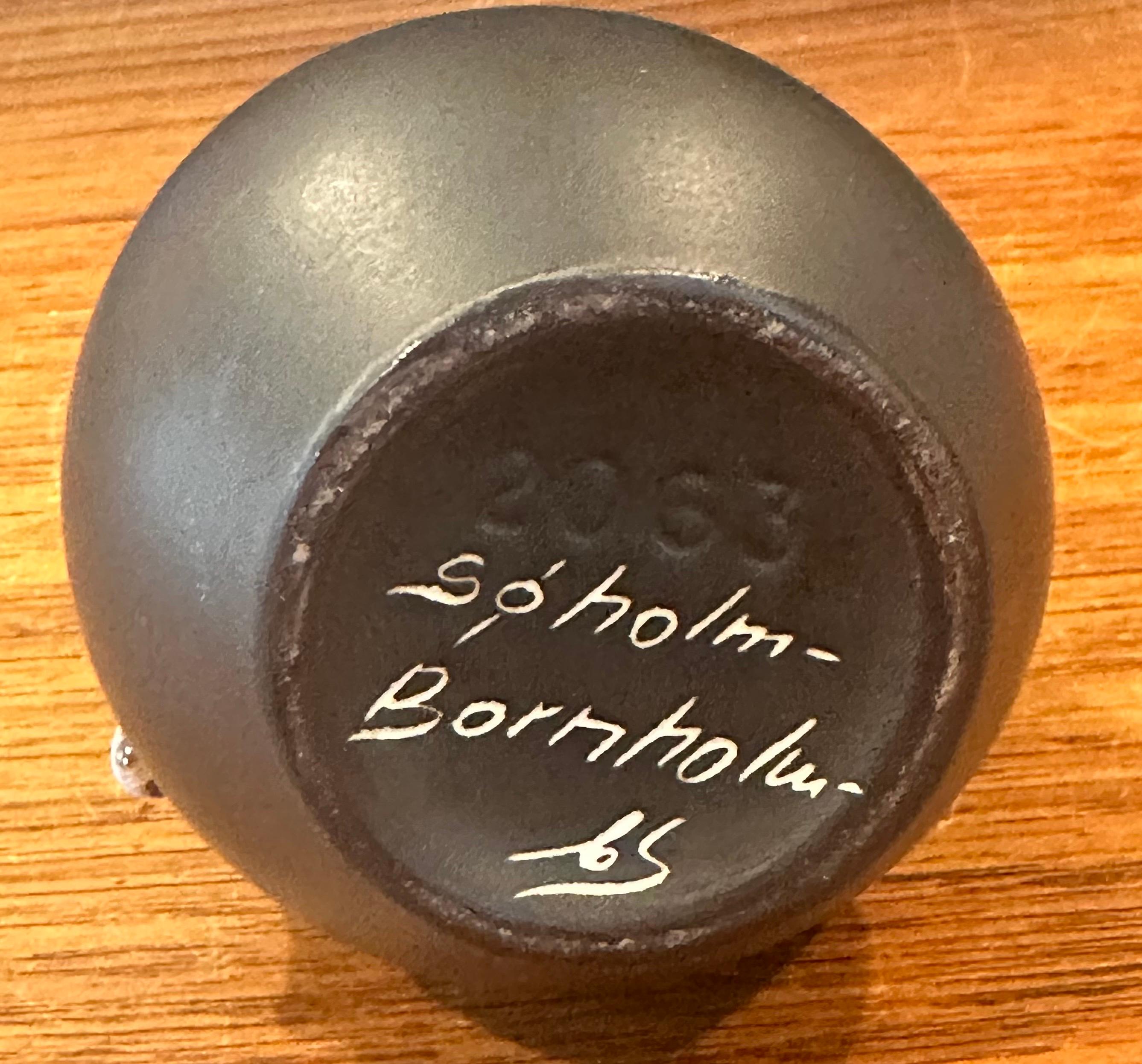 Petite aiguière en grès moderne danoise par Soholm Bornholm en vente 6