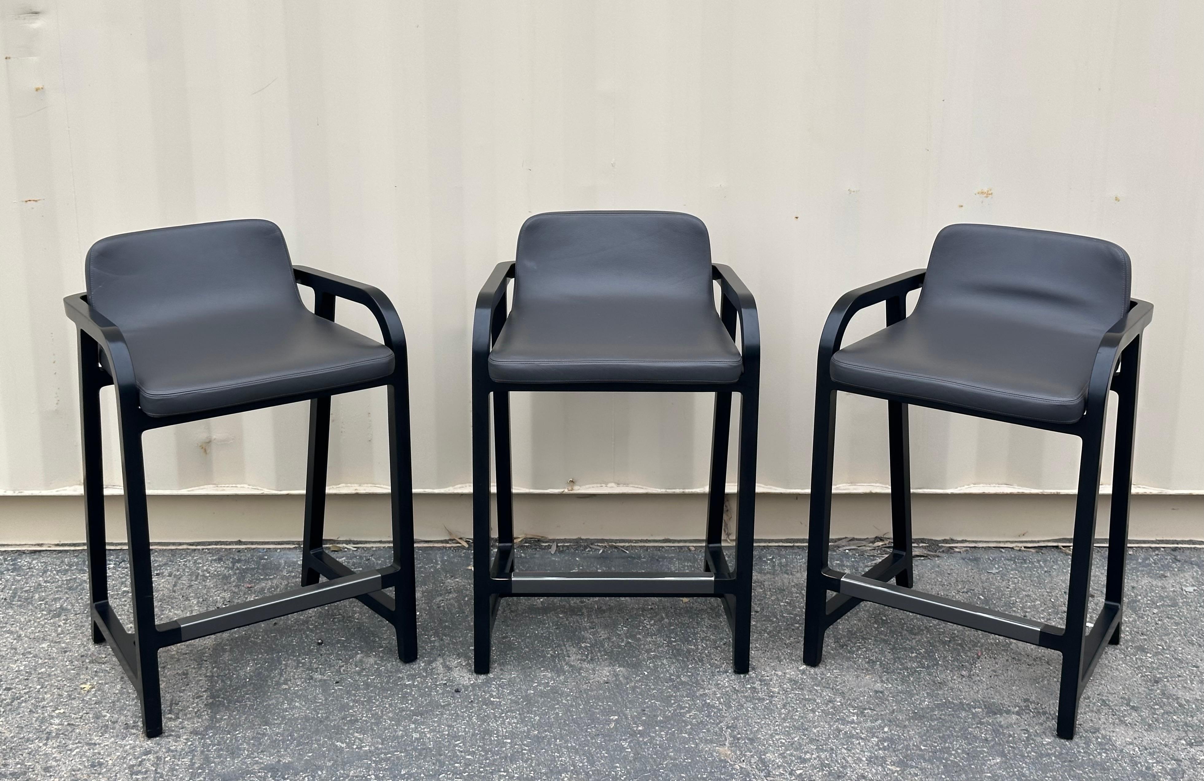 Leather Set of Three 