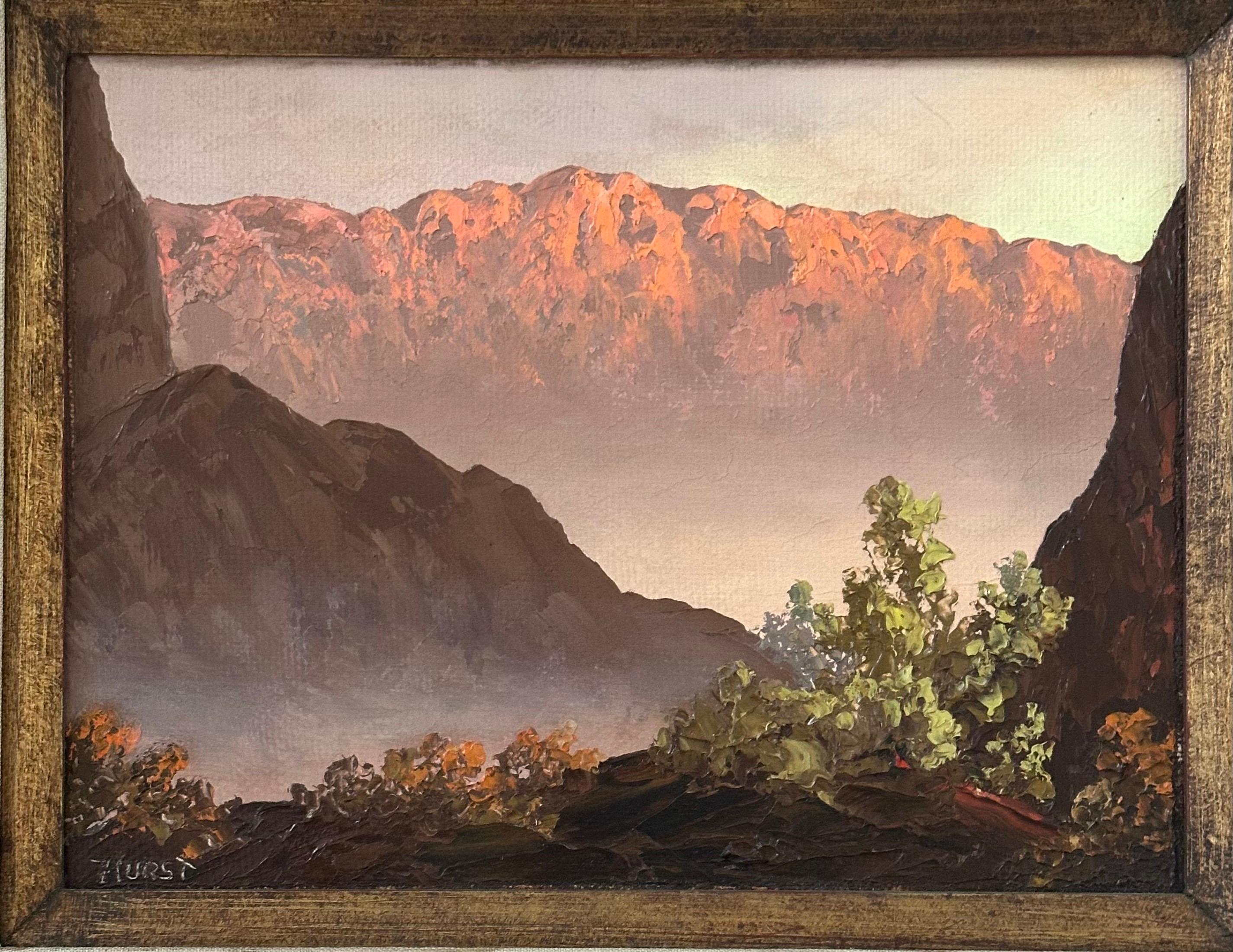 Original Öl auf Karton Landschaft von Martha Eleanor Nicholson Hurst / Wyeth (20. Jahrhundert) im Angebot