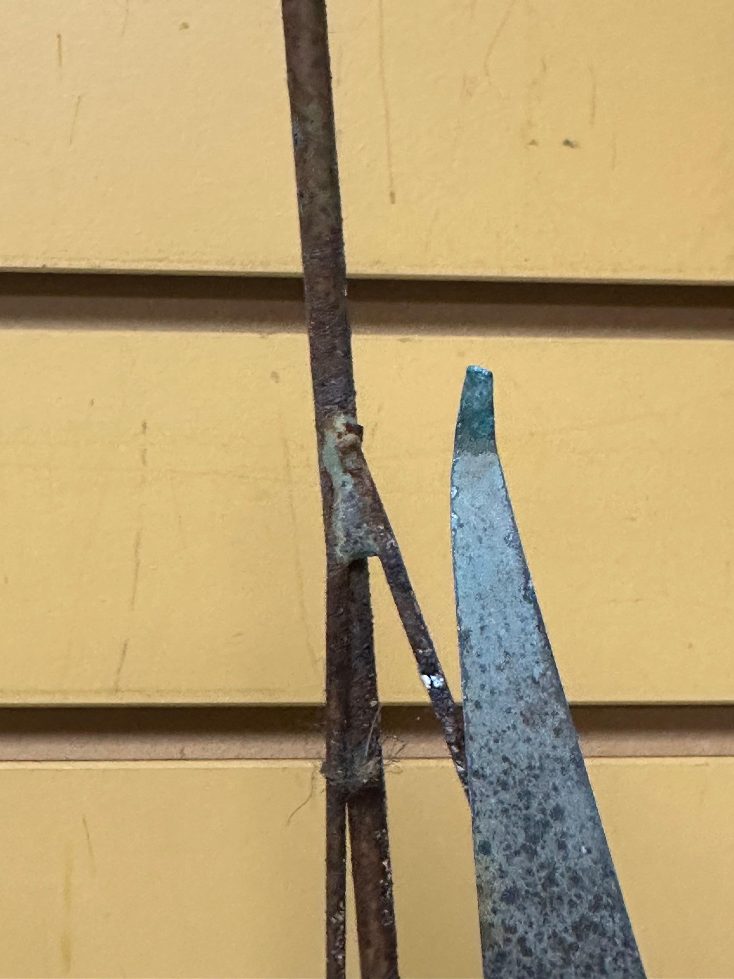 Segelboot-Regatta-Wandskulptur aus gemischtem Metall von C. Jere für Artisian House im Angebot 4