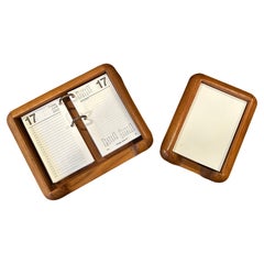 Danish Modern Teak Desk Set