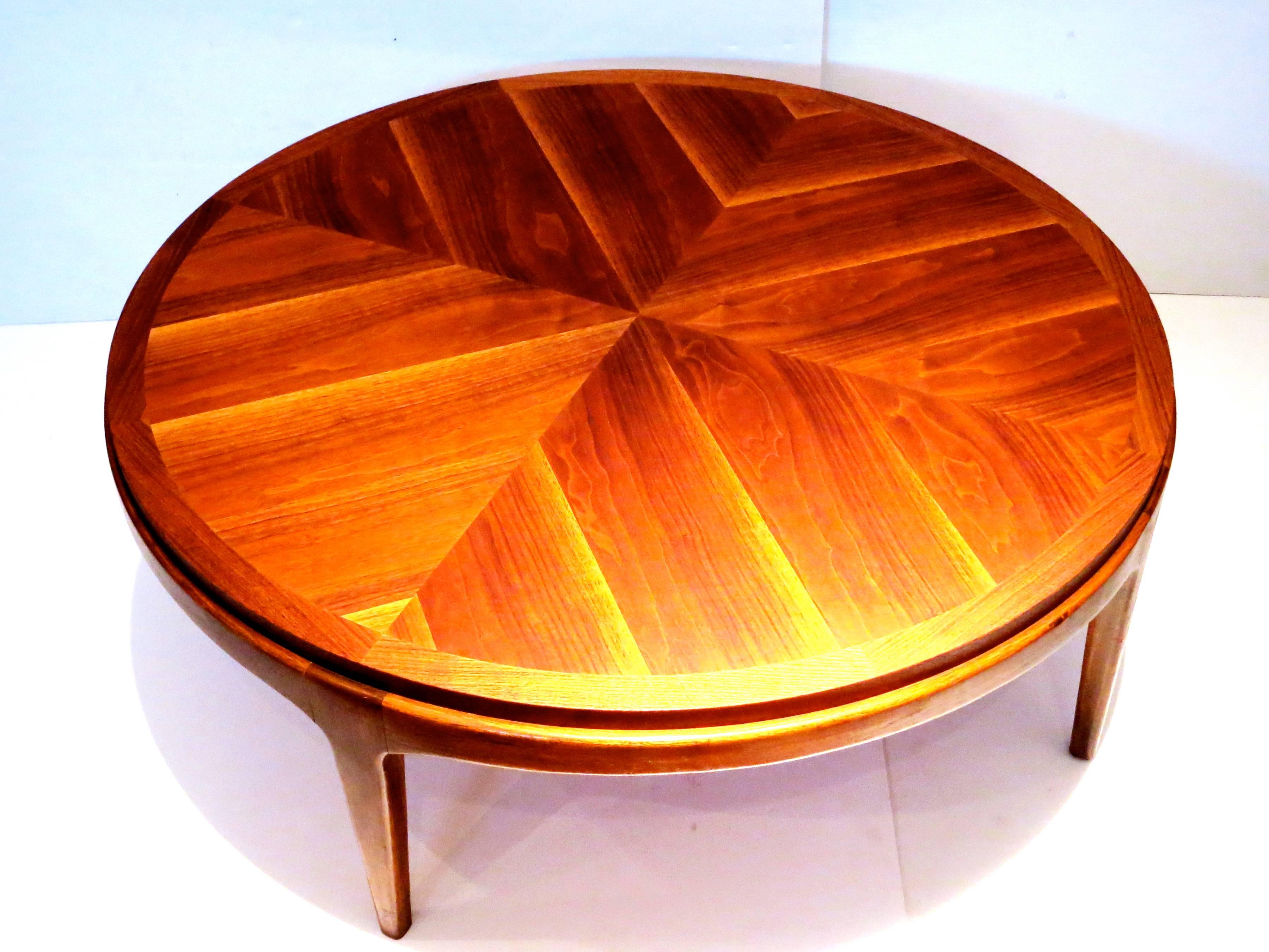 1950s round coffee table