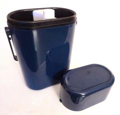 1970s Space Age Portable Plastic Wine Caddy, Two-Bottle Capacity