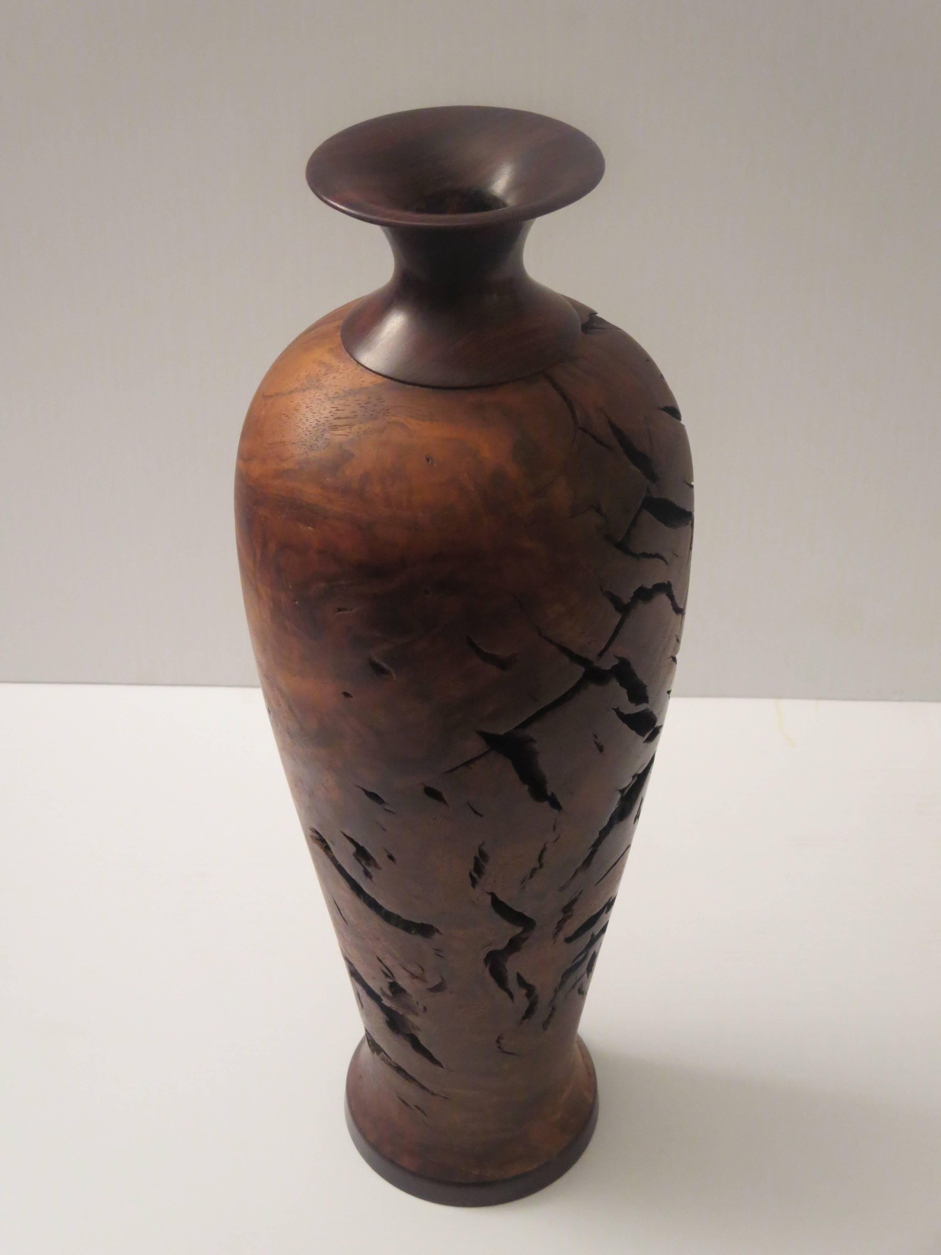 rosewood vase