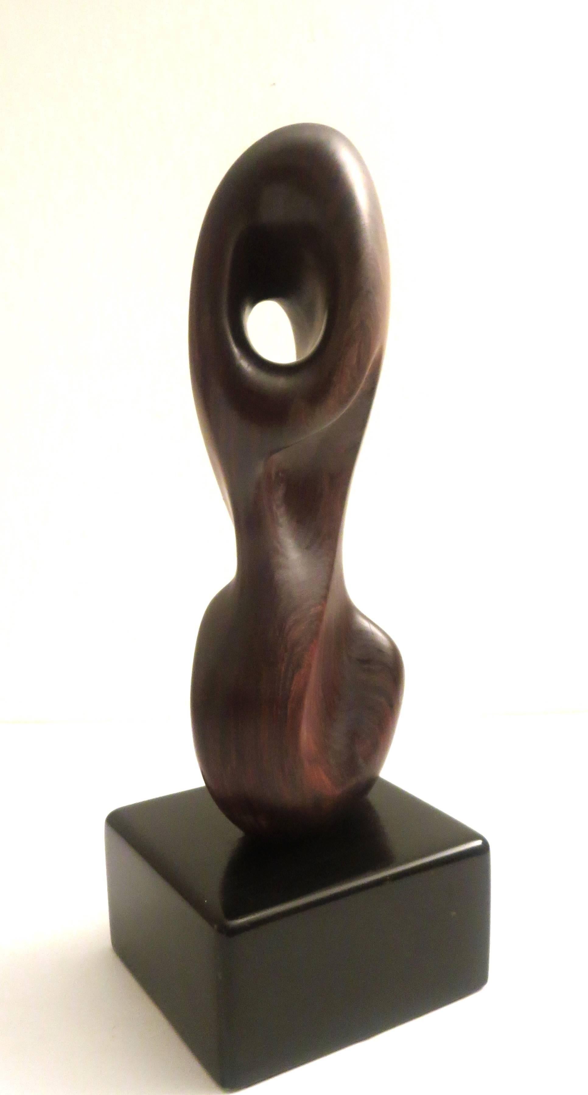 Rare 1960s Biomorphic Ironwood Abstract Sculpture by Jocko Johnson In Good Condition In San Diego, CA