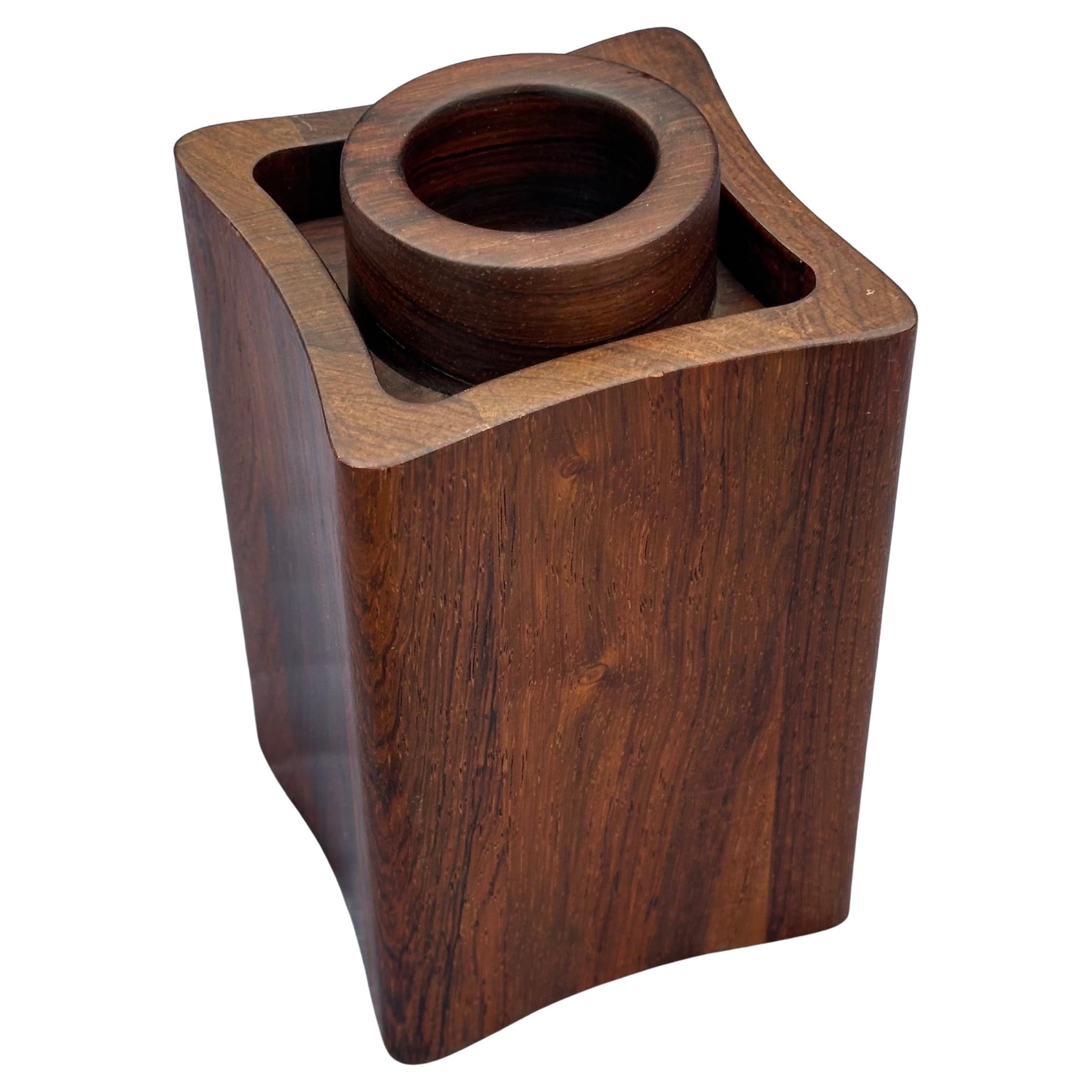 Scatola / Humidor in palissandro e palissandro di Jens Quistgaard per Dansk Rare Woods in vendita