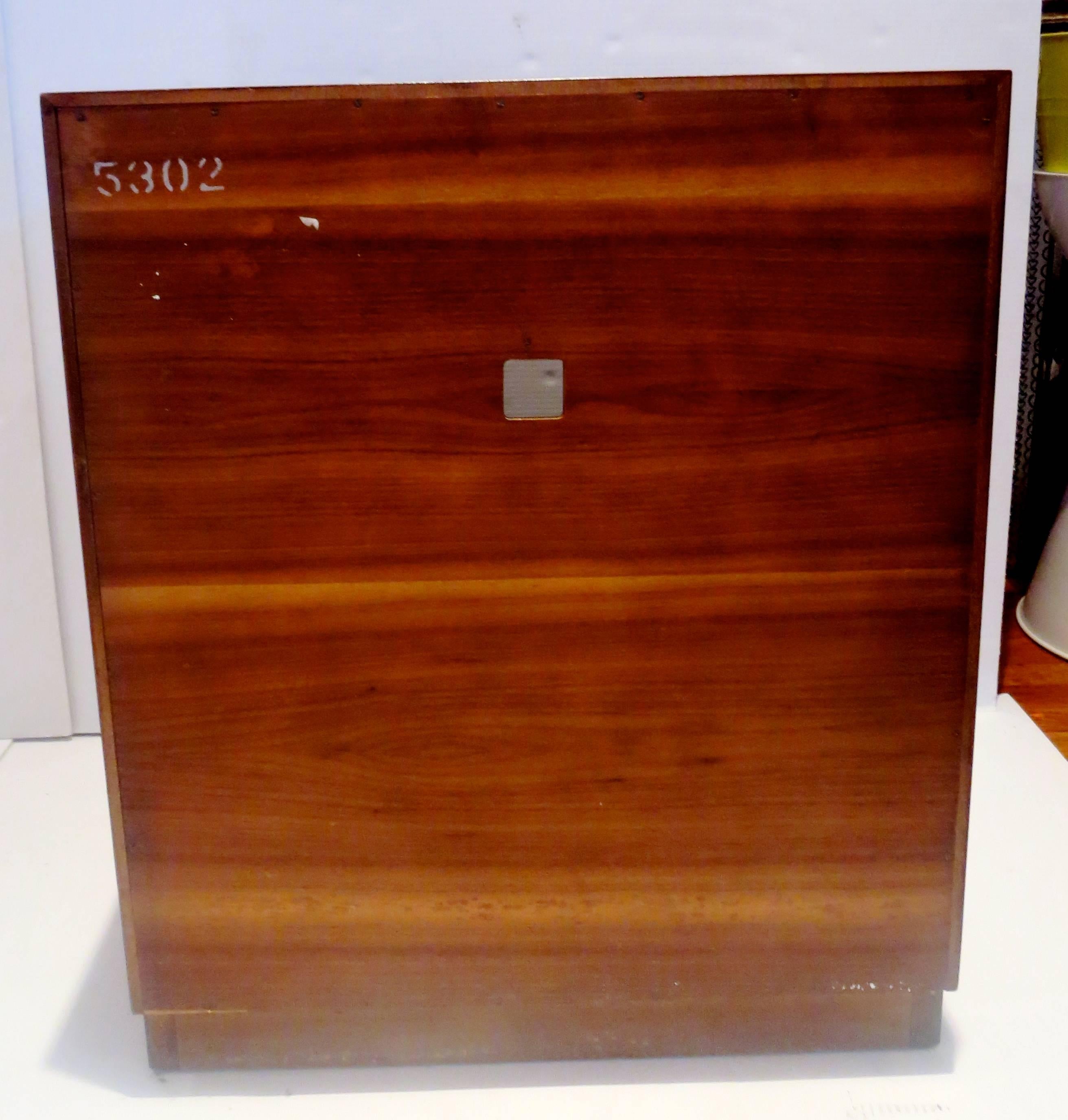 20th Century 1960s Danish Modern Walnut Single Nightstand by Henredon