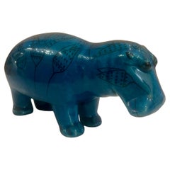 Scultura in ceramica di metà secolo "William Williams l
ippopotamo" del Metropolitan Museum