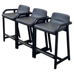 Set of Three "Fulgens" Counter Stools by Antonio Citterio for B&B Italia Maxalto