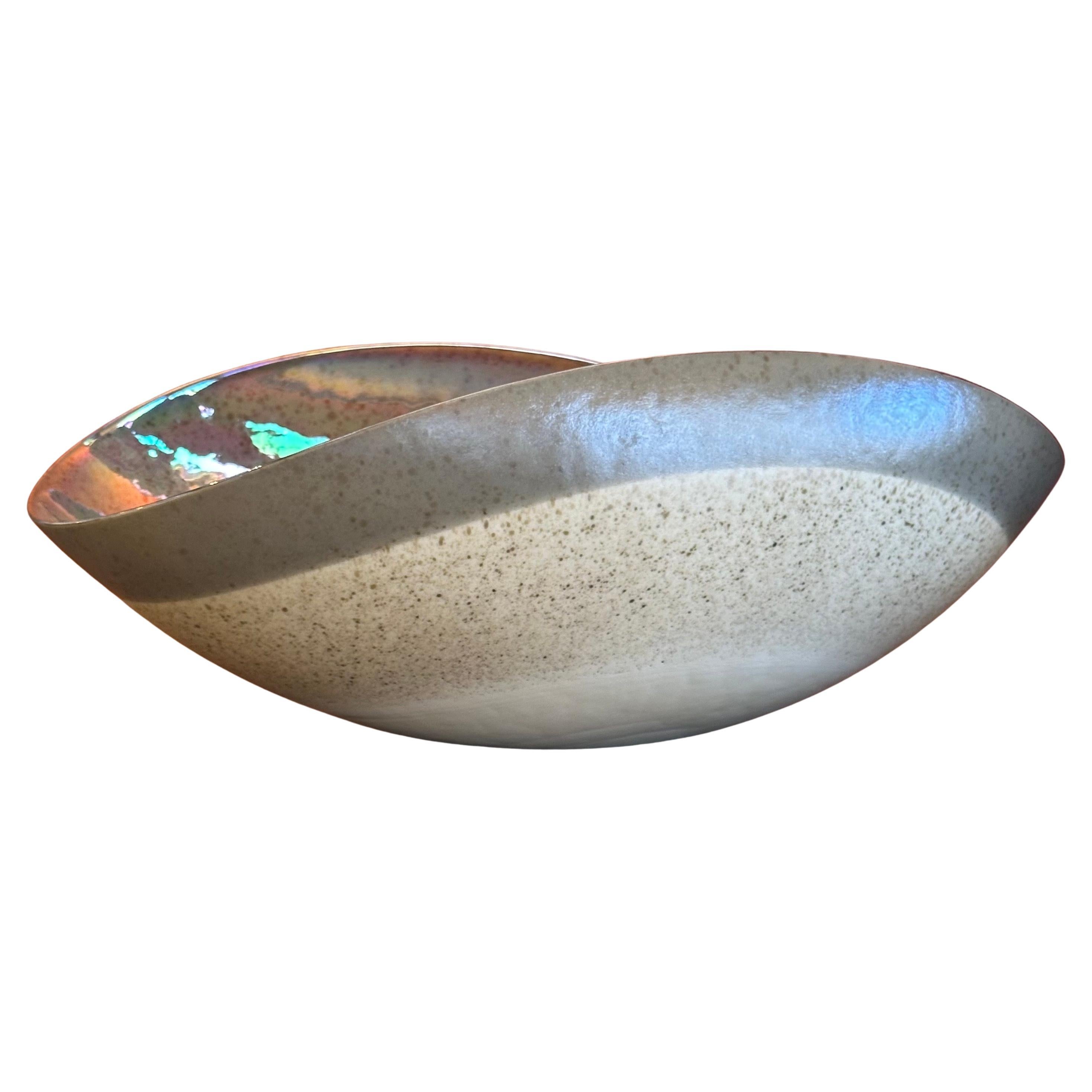 Large "Seashell" Shaped Centerpiece Bowl by Murano Glass For Sale