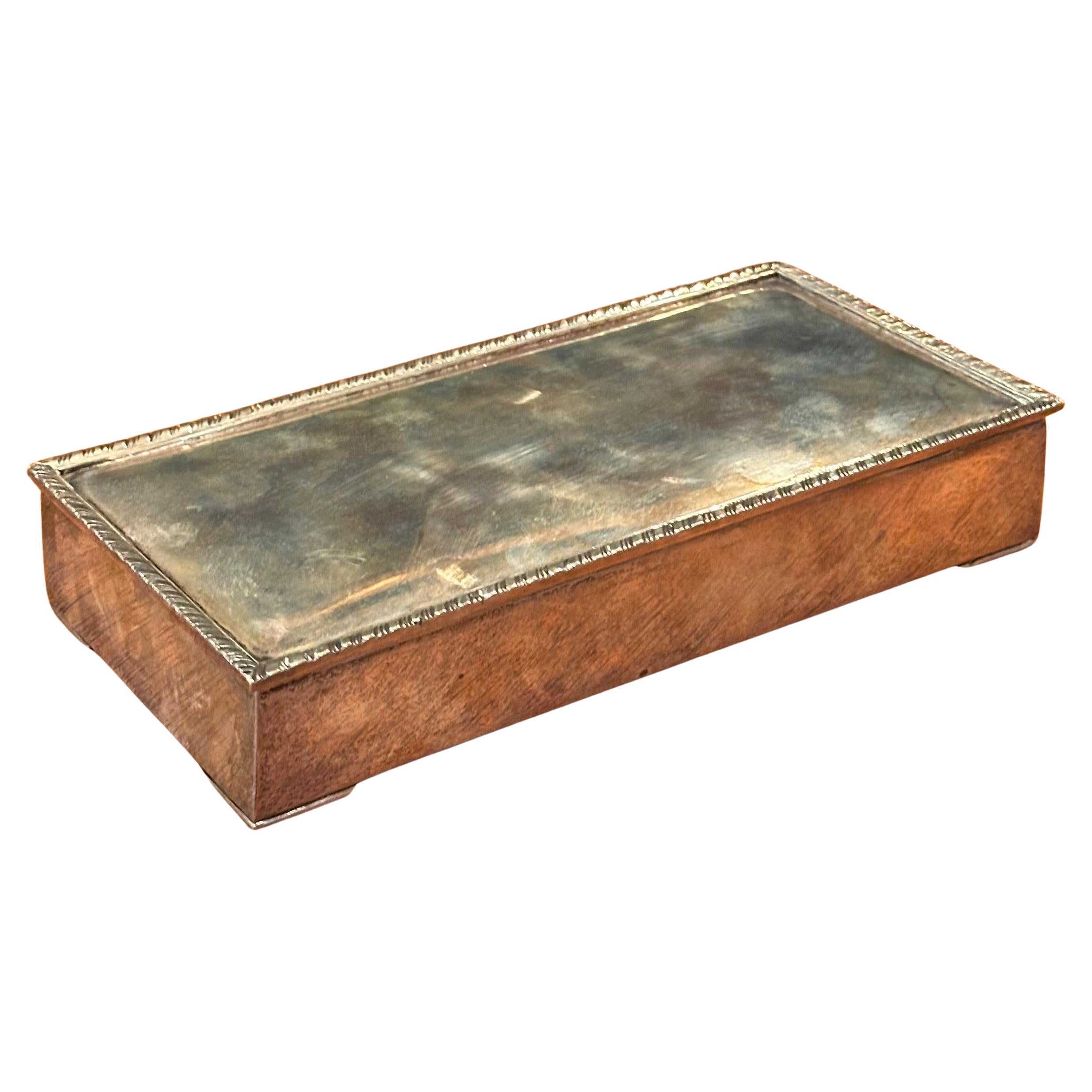 XX secolo Portasigarette / Humidor d'epoca in argento Sterling in vendita