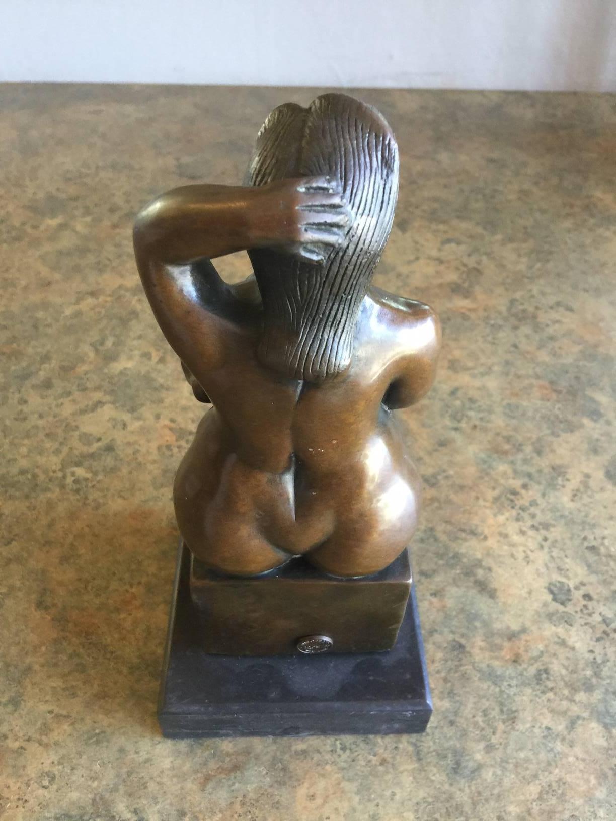 Modern Figurative Woman in Bronze by Fernando Botero
