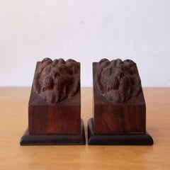 Don Shoemaker Mexican Modern Lion Bookends