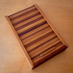 Secrétaire de rangement à porte tambour « California Studio Craft », années 1970